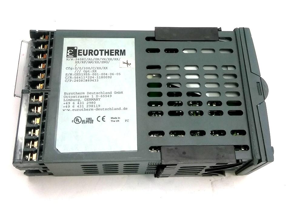 Used Eurotherm 2408i/AL/GN/VH Indicating Alarm Unit, 8 Alarms, 7 Relays, 100-240VAC
