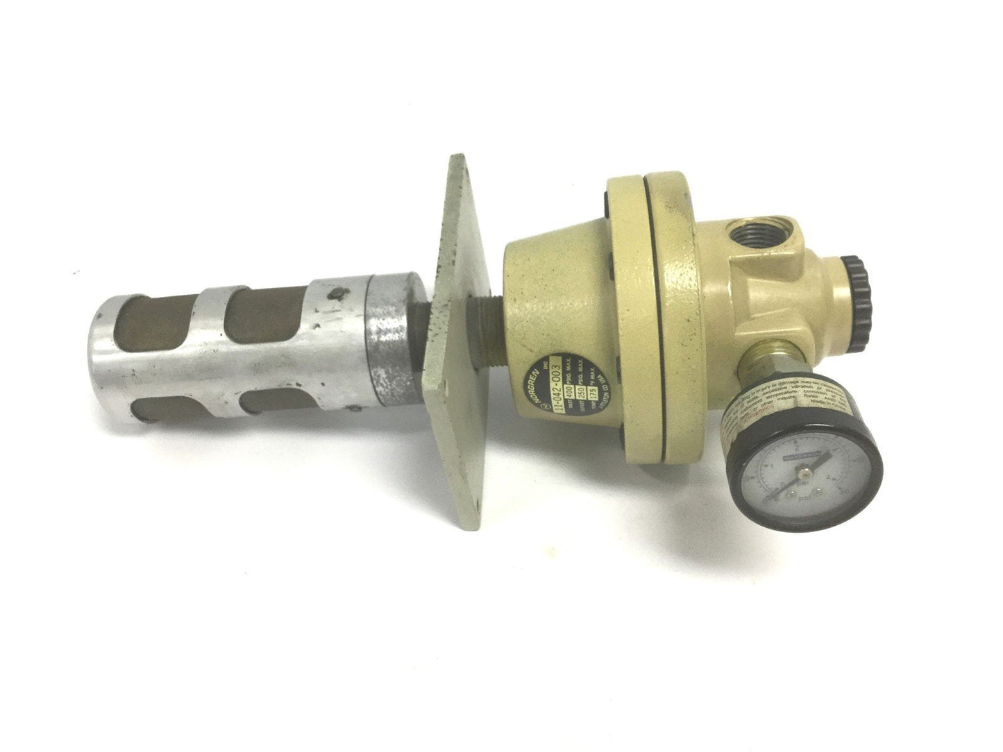 Used Norgren 11-042-003 Pilot Operated Regulator, Ports: 1/2" NPT, Flow: 120 SCFM