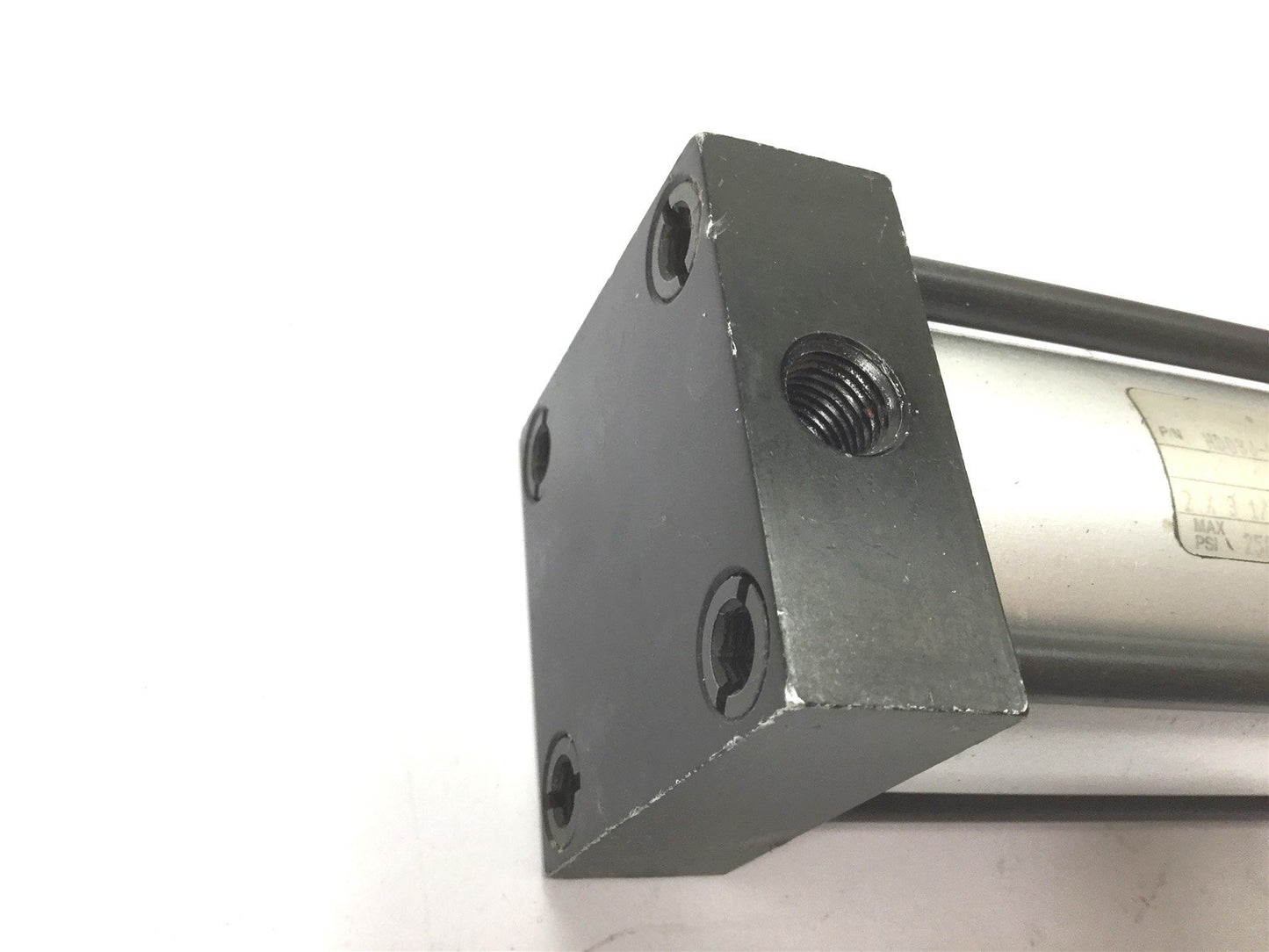 Used Norgren ND03J-N02-AAB00 Non-Rotating Cylinder, Bore: 2", Stroke: 3.5", 250psi