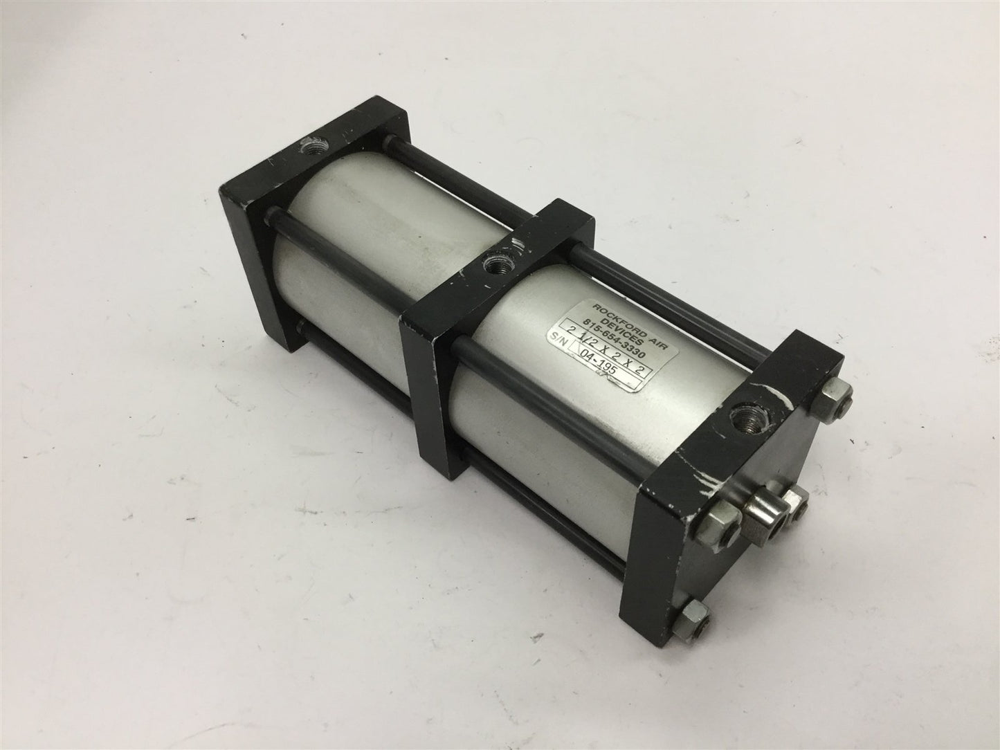 Used Rockford Air Devices Power Multiplier Cylinder, 2-Stage, Bore: 2.5", Stroke: 2"