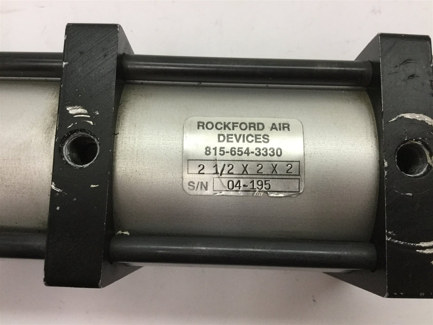 Used Rockford Air Devices Power Multiplier Cylinder, 2-Stage, Bore: 2.5", Stroke: 2"
