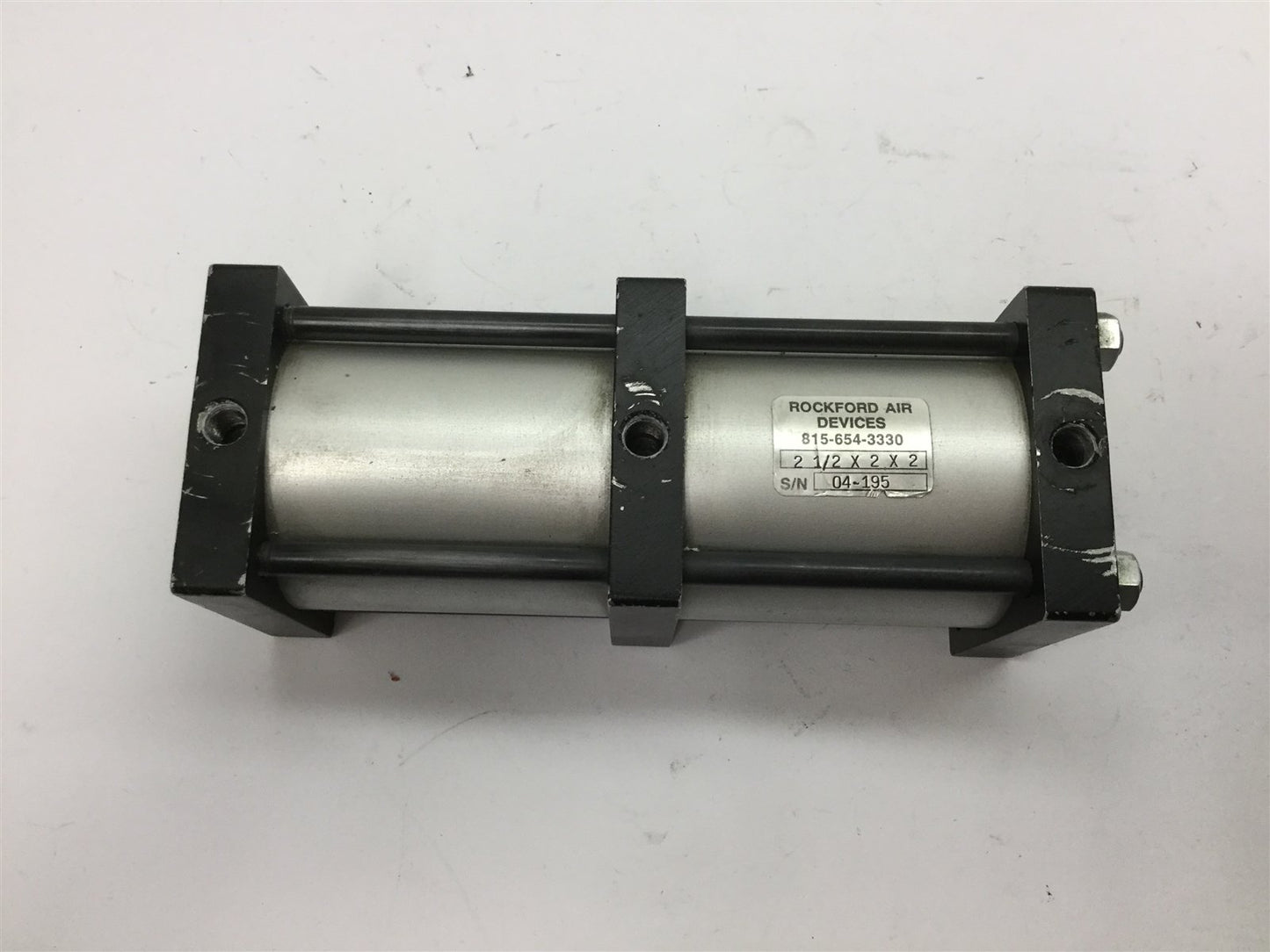 Used Rockford Air Devices Power Multiplier Cylinder, 2-Stage, Bore: 2.5", Stroke: 2"