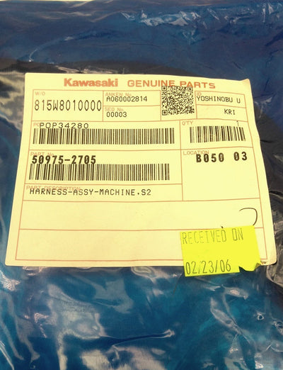 Used Kawasaki Robotics 50975-2705 S2 Wiring Harness, 4 Feet Long, For JS005F-E