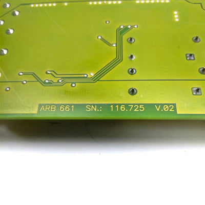 Used Arburg ARB 661 Special Signal Card, 2 x 48-Pin Male, 15-Pin Male, 64-Pin Male