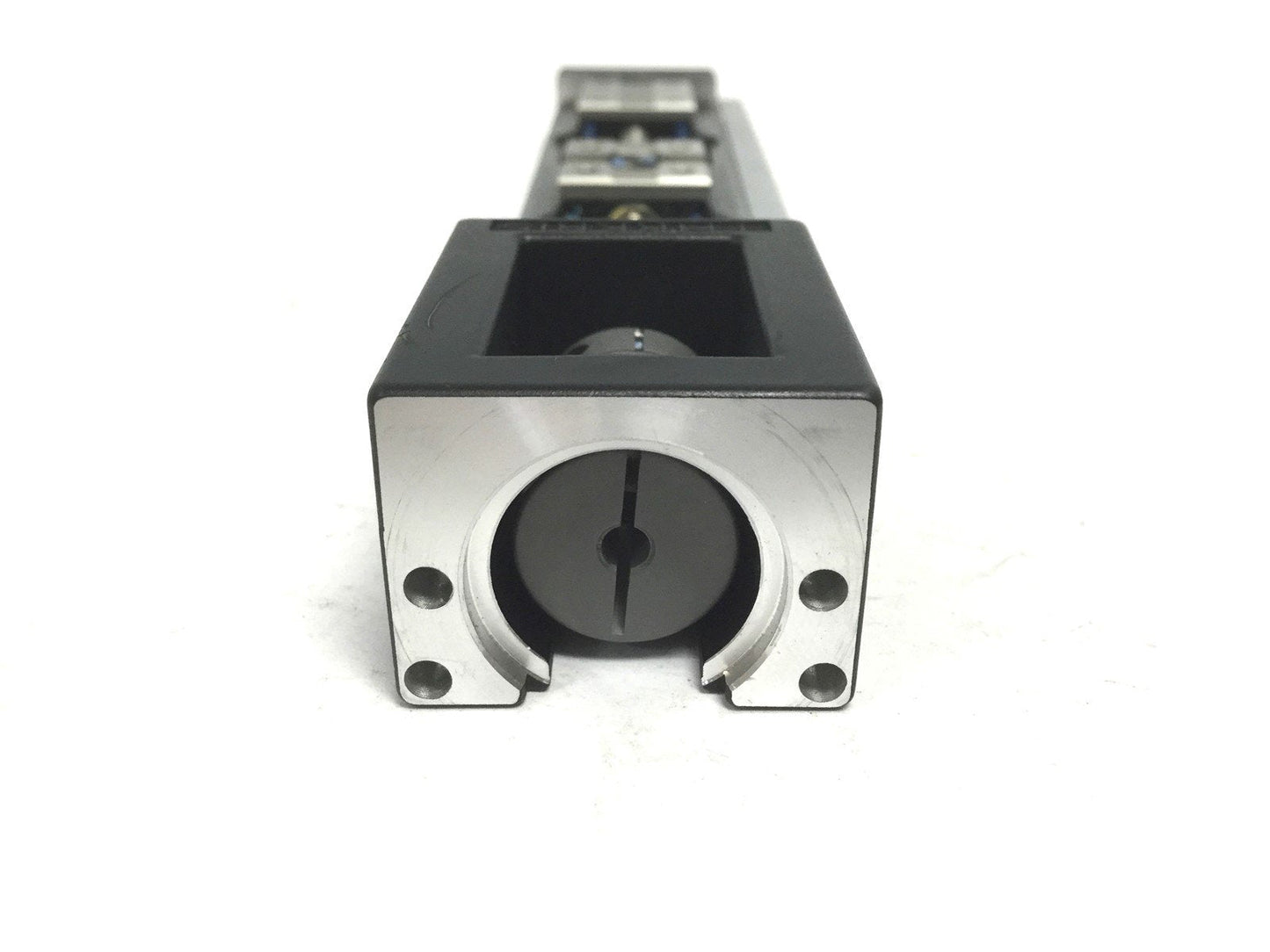 Used THK KR1502B-100L Double Carriage Linear Actuator, Travel: 50mm, Coupling: 3mm