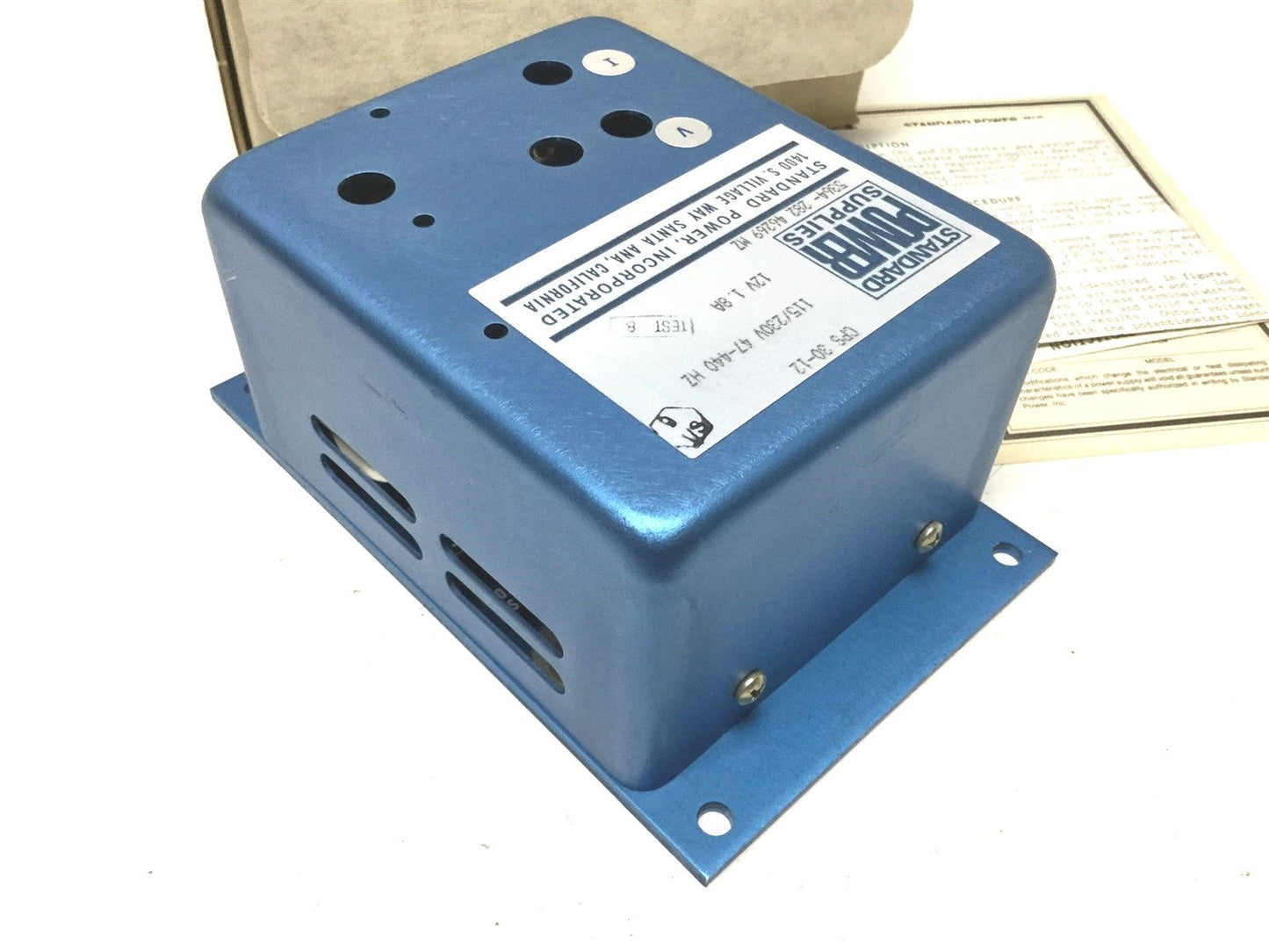 New ACME Standard CPS 30-12 Power Supply 115/230VAC 47-440Hz IN, 12VDC 1.8A OUT