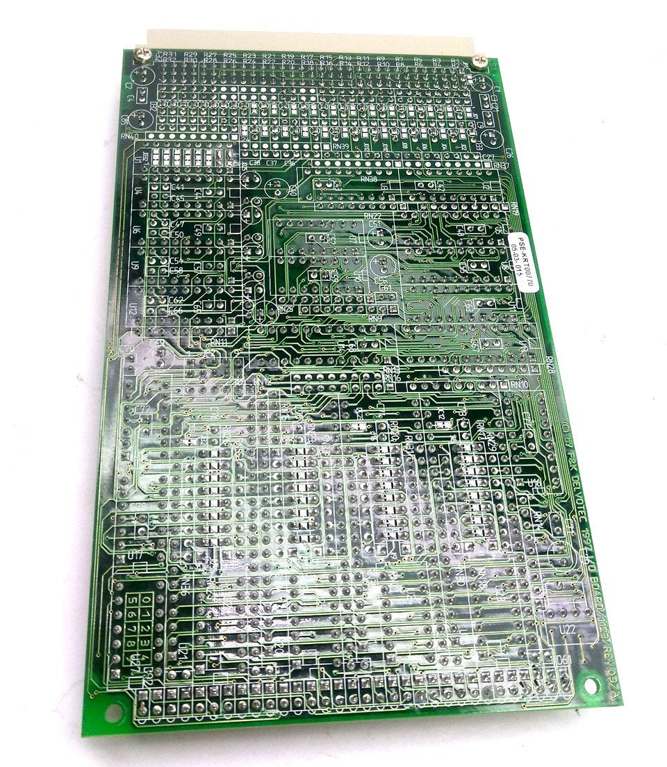Used F&K Delvotec 1123 Rev.3 B I/O Board, 1x 96-Pin Header