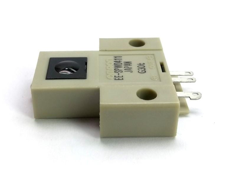 Used Omron EE-SPWD411 Phototransistor Optical Switch, 940nm, 1m, NPN, 5-24VDC 100mA