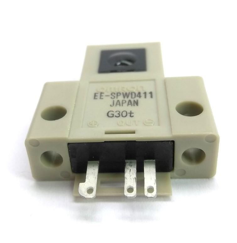 Used Omron EE-SPWD411 Phototransistor Optical Switch, 940nm, 1m, NPN, 5-24VDC 100mA