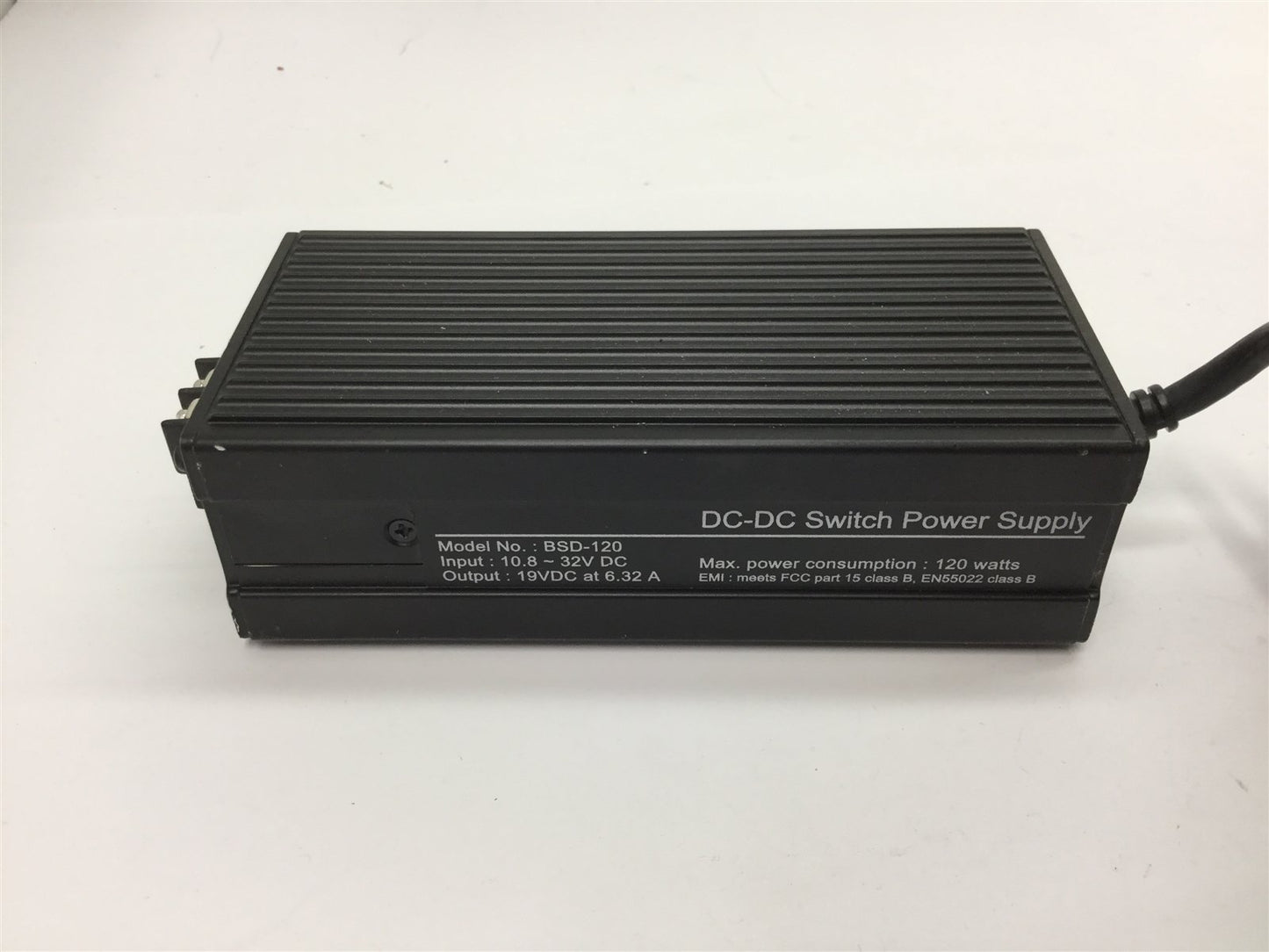 Used DC-DC Switch Power Supply, Input: 10.8~32VDC, Output: 19VDC at 6.32A, 120W Max
