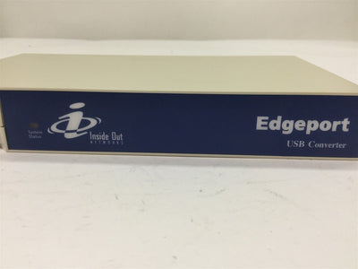 Used Inside Out Networks 301-1000-24 Edgeport/4i USB Converter, USB to 4x RS-422 DB-9