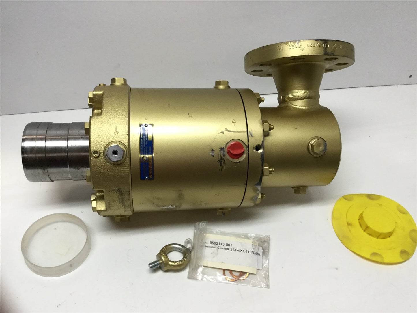 New – Open box Maier DQ-150-K-105 Hydraulic Thermal Oil Rotary Joint Union 2" Inner Diameter