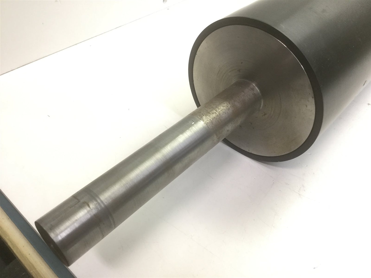 Used Custom Platen Roller Conveyor Aluminum Drum 4-1/4" x 30" x 1"Ø Steel Shaft 42"OA