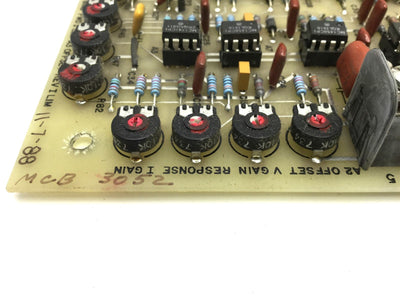 Used Accuweb MCB3052 DC Motor Control Board Dimensions: 8 "x 5.5"