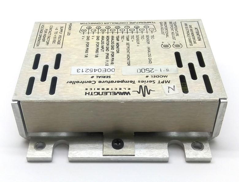 Used Wavelength Electronics MPT-2500 Temperature Controller -99 - 150? Range 5-15VDC
