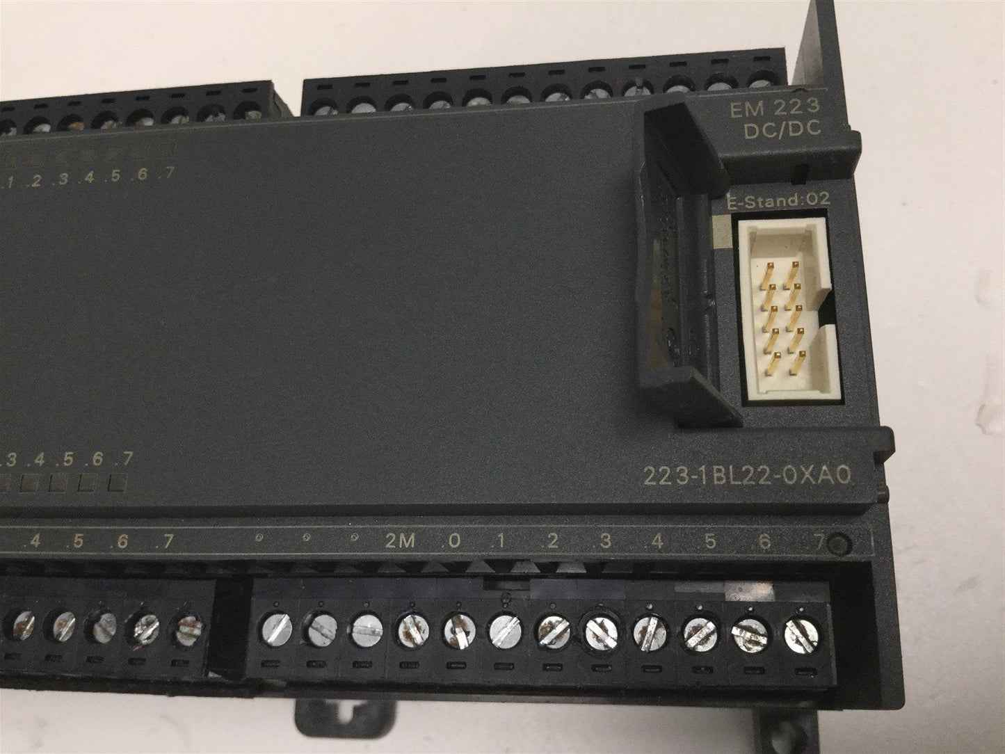 Used Siemens 6ES7 223-1BL22-0XA0 EM223 Simatic Digital Input/Output I/O Module, 24VDC