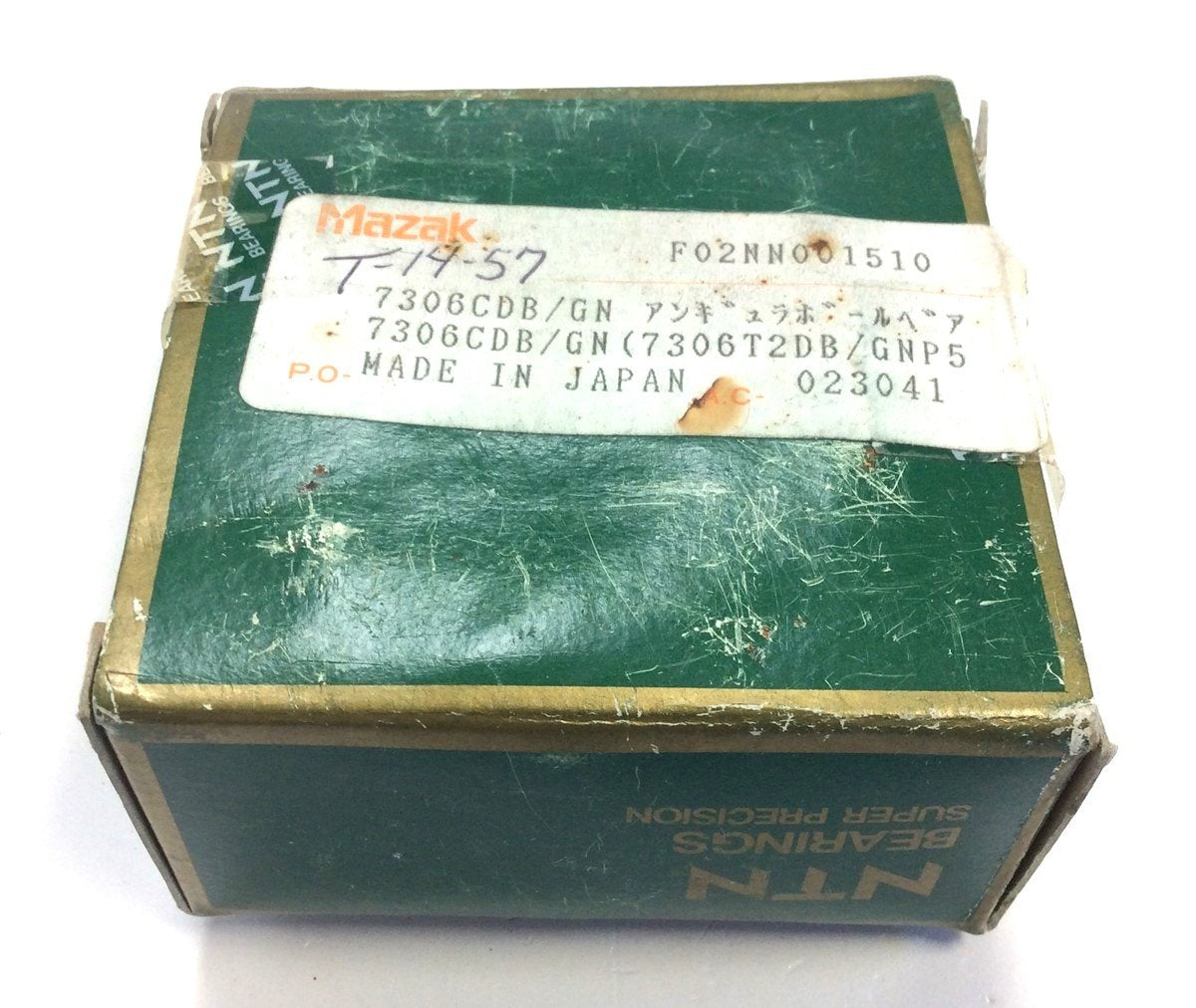 New 2 NTN 7306CDB/GNP5 Precision Angular Contact Ball Bearings Match 30mmx72mmx19mm
