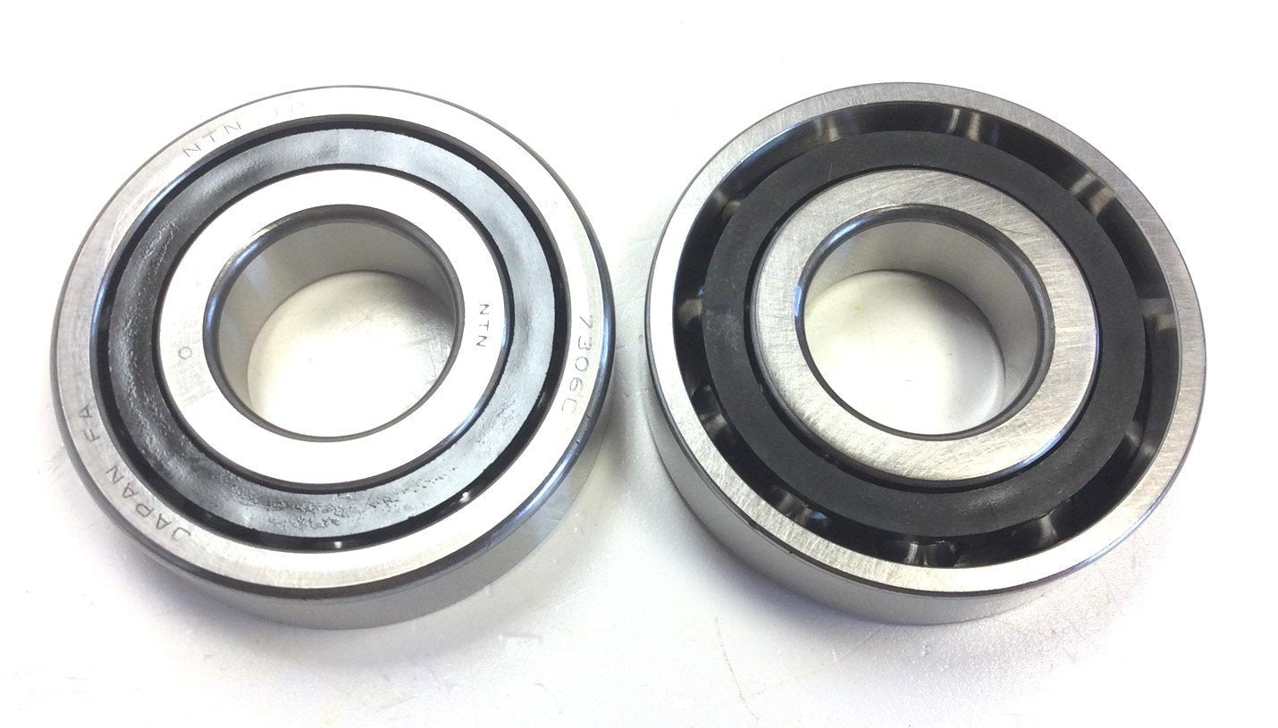 New 2 NTN 7306CDB/GNP5 Precision Angular Contact Ball Bearings Match 30mmx72mmx19mm