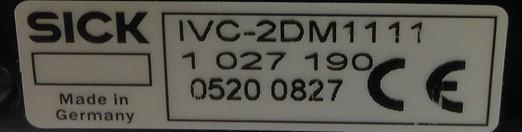 Used SICK IVC-2DM1111 Industrial Machine Vision, 1/3" CCD Camera, 800MHz, 640 x 480px