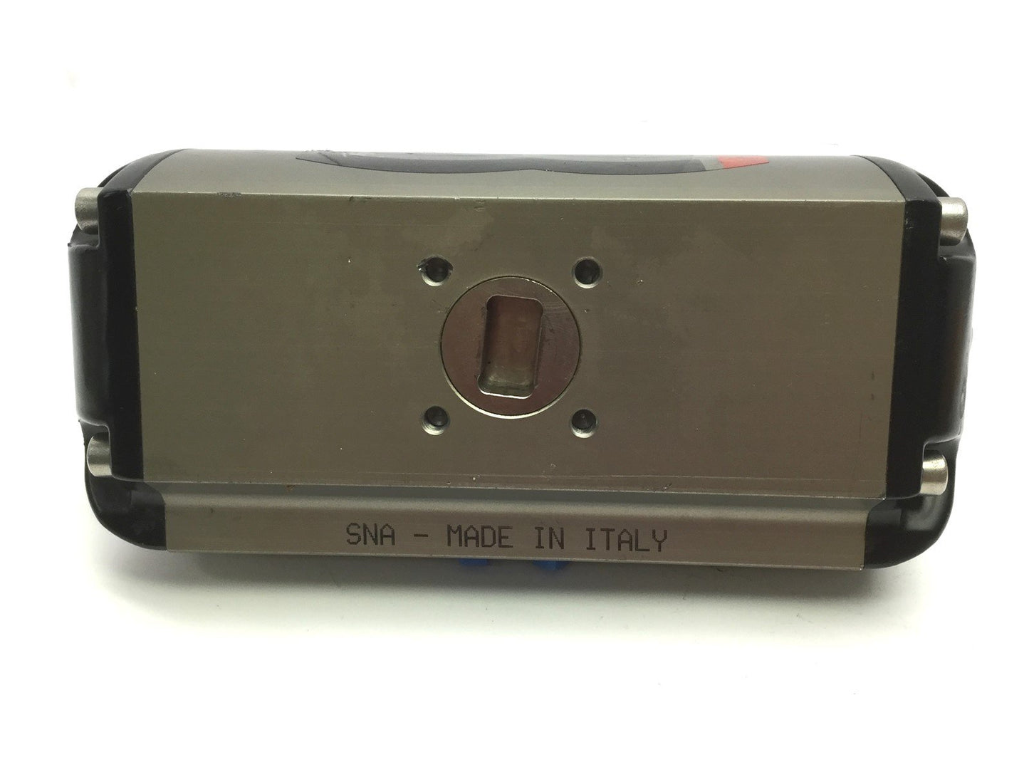 Used Automax SNA100C10 Rack and Pinion Rotary Actuator, Ports: 1/4 NPT, Max: 150 PSIG