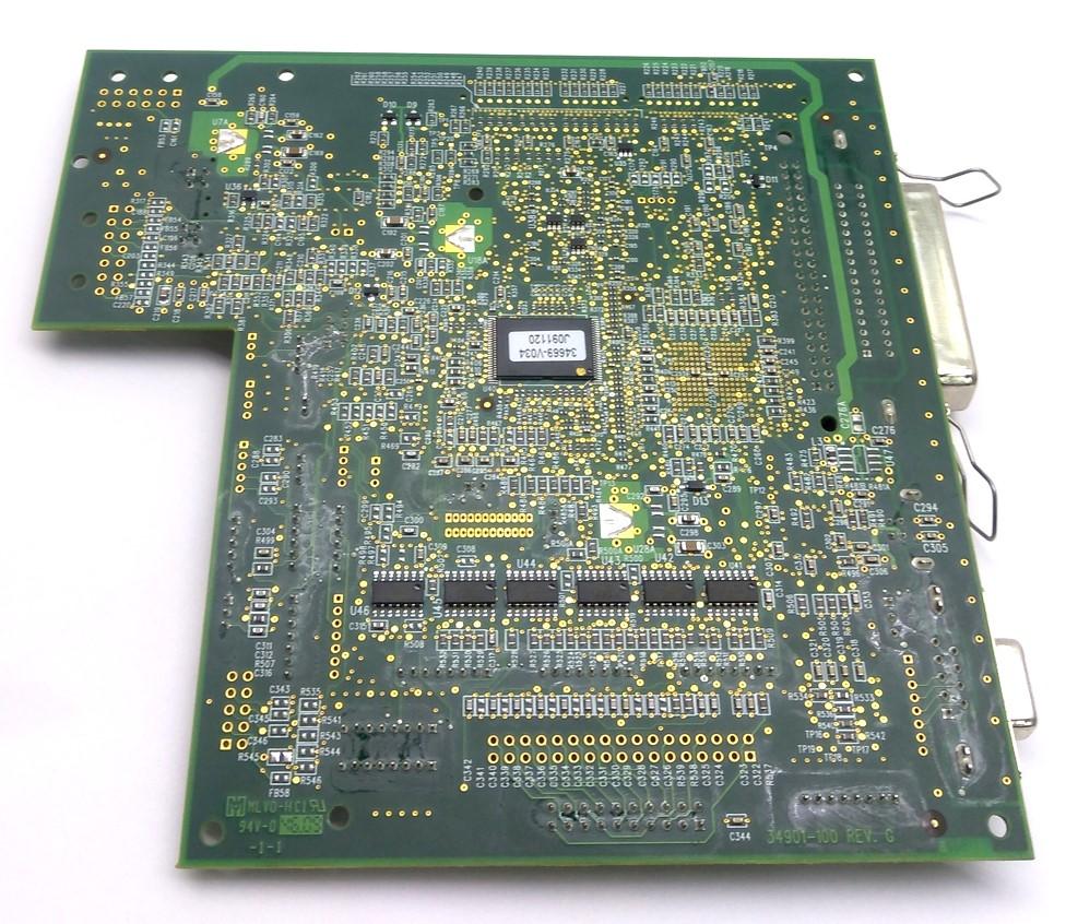 Used Zebra 34901-030 Rev Z Main Control Board, USB, Serial, For 170XiIII+ Printer