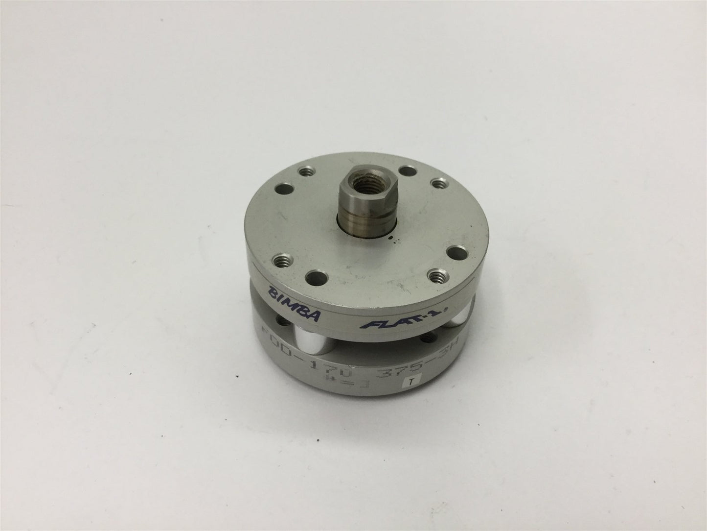 Used Bimba FOD-170.375-3H Pancake Cylinder, Double Acting, Double End Rod, Bore: 1.5"