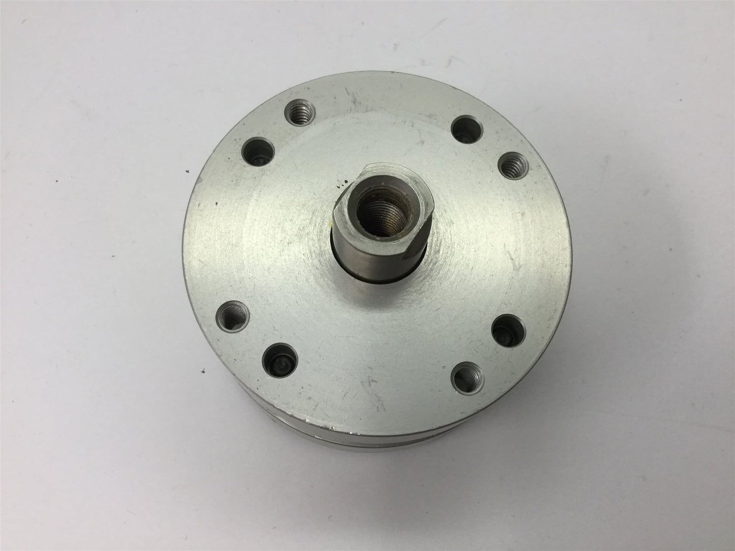 Used Bimba FOD-170.375-3H Pancake Cylinder, Double Acting, Double End Rod, Bore: 1.5"