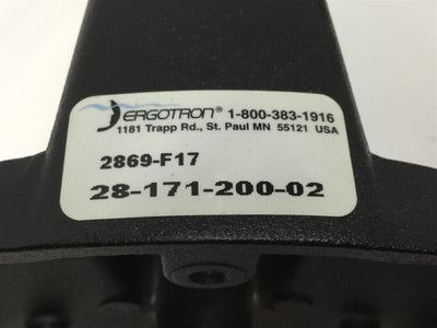 Used Ergotron 28-171-200 Computer Monitor Desk Mount, 300 Series, Adjustable, 6-Axis