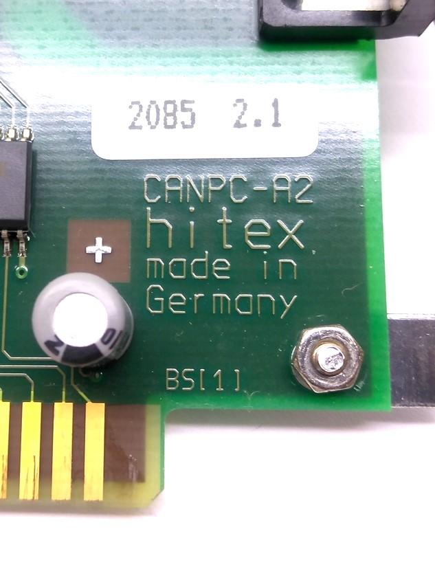 Used Emtrion ISACAN-PC CAN Network Serial Interface Card, ISA, COM, Hitex CANPC-A2