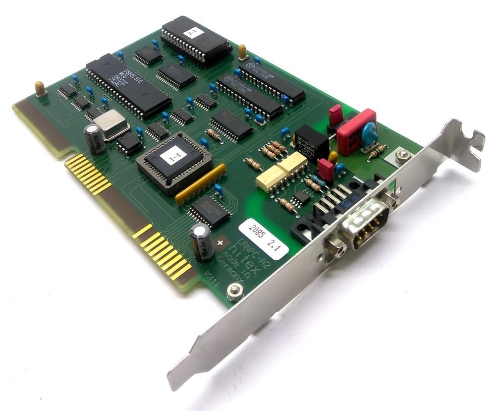Used Emtrion ISACAN-PC CAN Network Serial Interface Card, ISA, COM, Hitex CANPC-A2