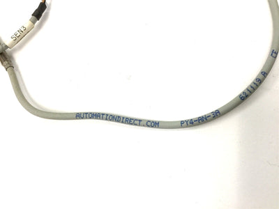 Used Automation Direct PY4-AN-3A Inductive Proximity Sensor, Sensing Range: 1mm