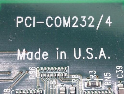 Measurement Computing PCI-COM232/4 Serial Card PCI 4x RS-232 w/Breakout Cable