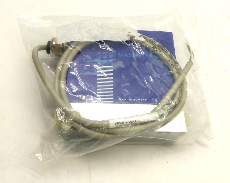 New M+W Instruments D-6210 Mass Flow Meter, 20 ln/min, N2 Gas, 24VDC 4-20mA Output