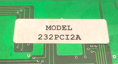 Used B&B Electronics 232PCI2A Serial Communication Card PCI, 2x RS-232 9-Pin D-Sub