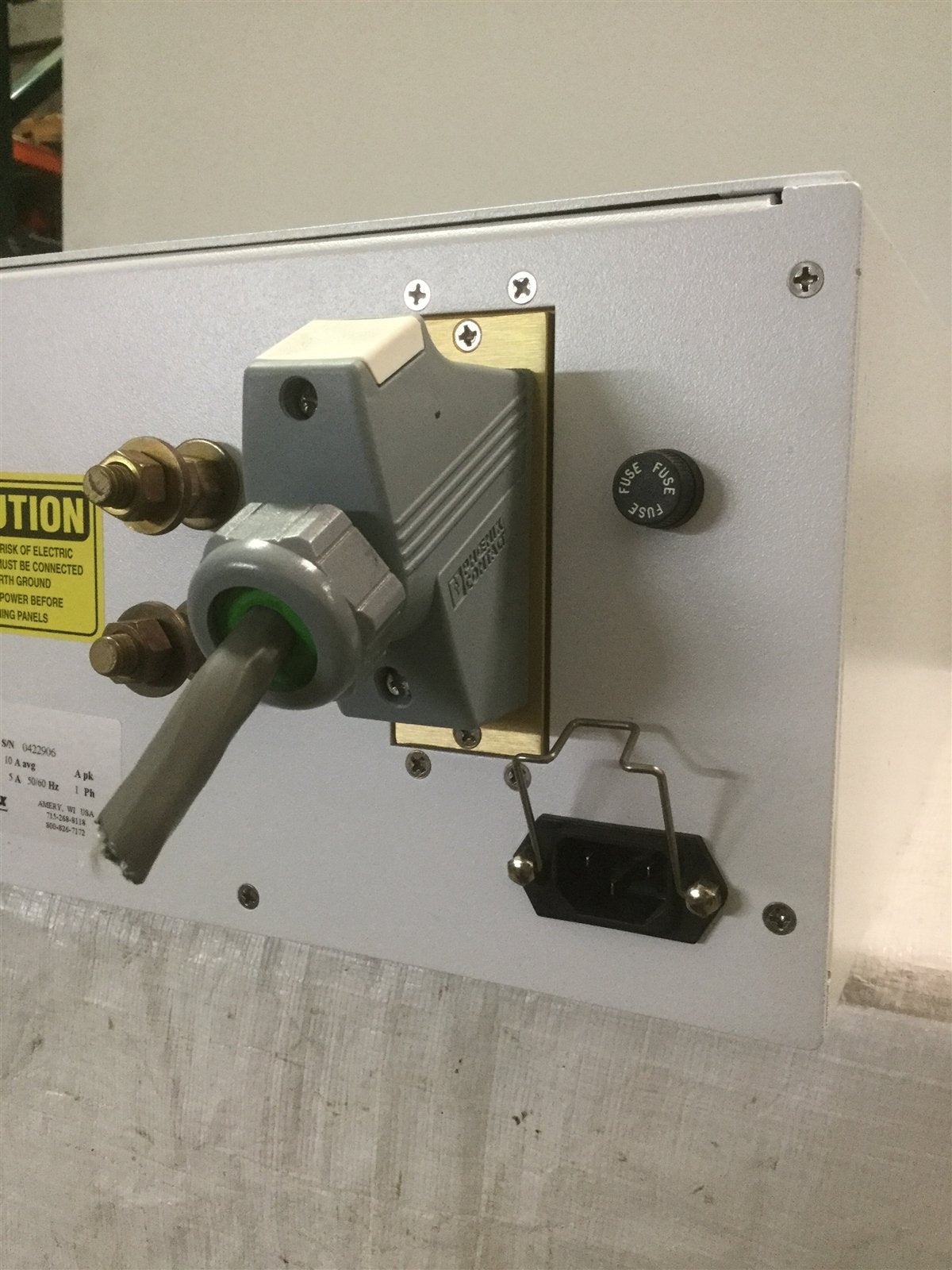 Used Dynatronix CRS9-10 DC Power Supply, Out: 9V 10A w/Microstar & Analog PLC *Detail