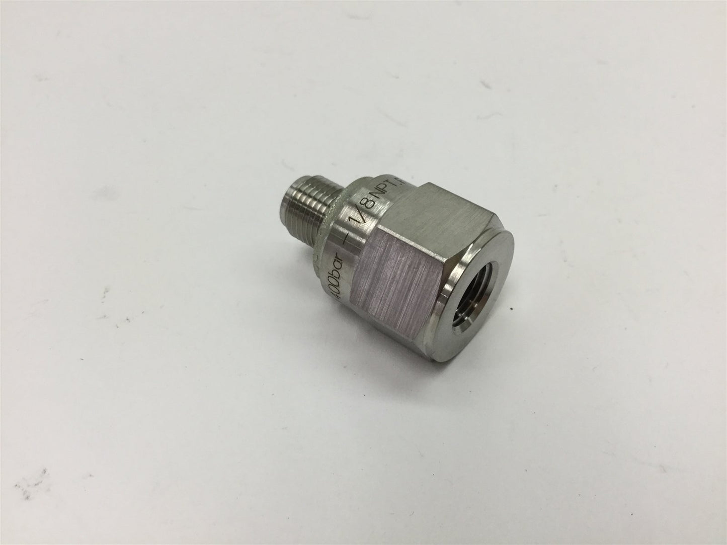 New GE Druck IO-ADAPT-1/8NPT Pressure Adapter, G1/8 Male to 1/8" NPT Female