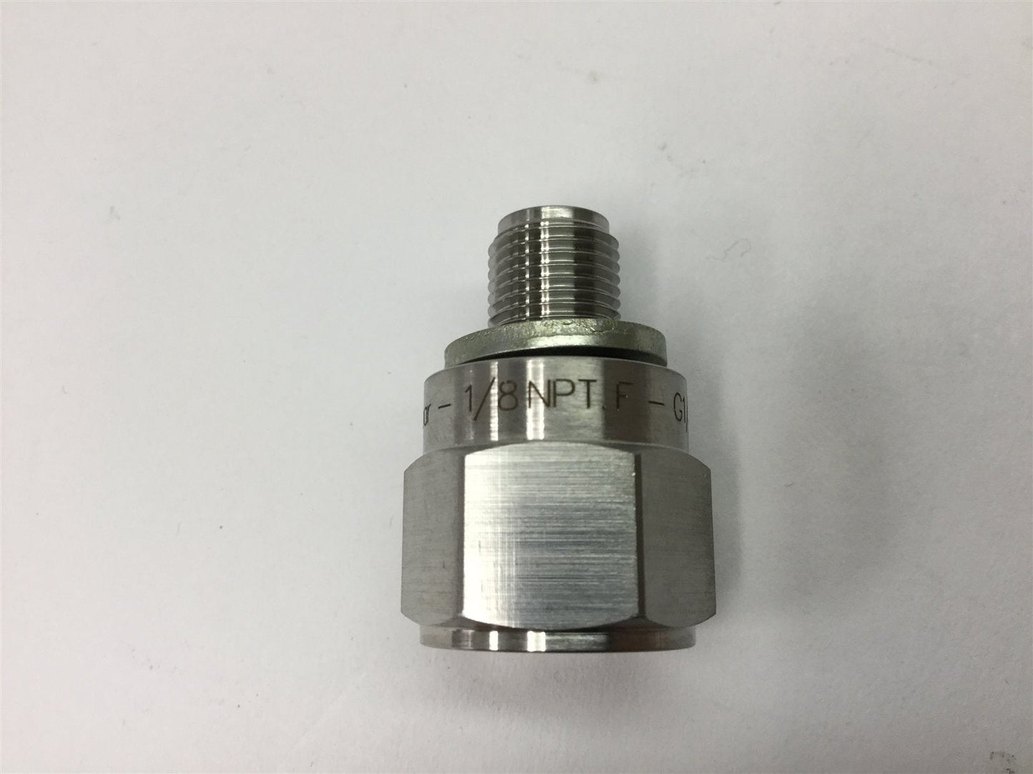 New GE Druck IO-ADAPT-1/8NPT Pressure Adapter, G1/8 Male to 1/8" NPT Female