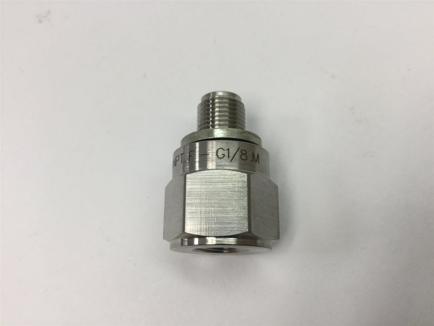 New GE Druck IO-ADAPT-1/8NPT Pressure Adapter, G1/8 Male to 1/8" NPT Female