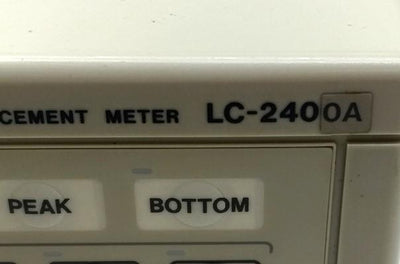 Used Keyence LC-2400A Laser Displacement Measuring System w/LC-2420, ±0.2mm x .01µm