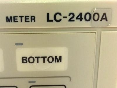 Used Keyence LC-2400A Laser Displacement System w/ 2x LC-2430 Head *Missing Cables*