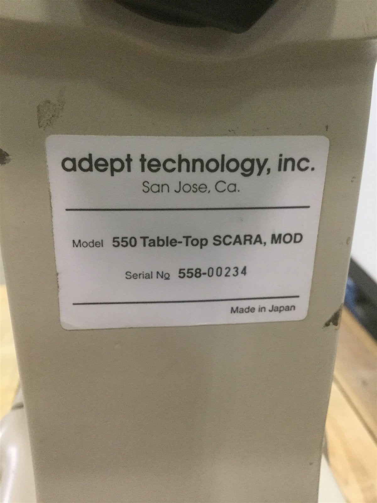 For Parts Adept 550 Table-Top 4-Axis SCARA Robot Servo Motors Electrical Harnesses *Parts
