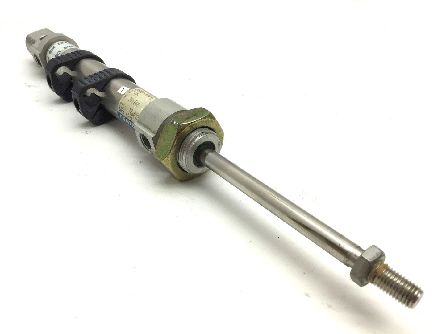 Used Festo 3/4"-3"-P-A Pneumatic Cylinder, Bore: 3/4", Stroke: 3", Pressure: 150 PSI