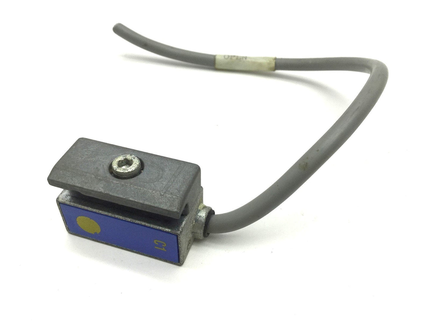 Used Festo SMTO-1-PS-K=LED-24 Inductive Proximity Switch PNP, 24VDC, Yellow LED, Reed