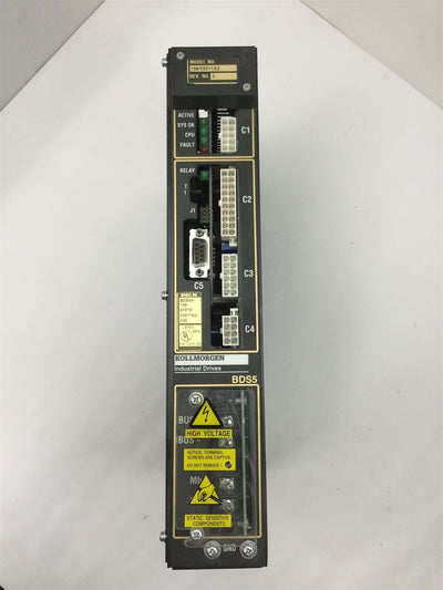 Used Kollmorgen BDS5A-106-41010/03011A2-030 Motor Drive In: 140VDC 9A, Out: 120VAC 6A