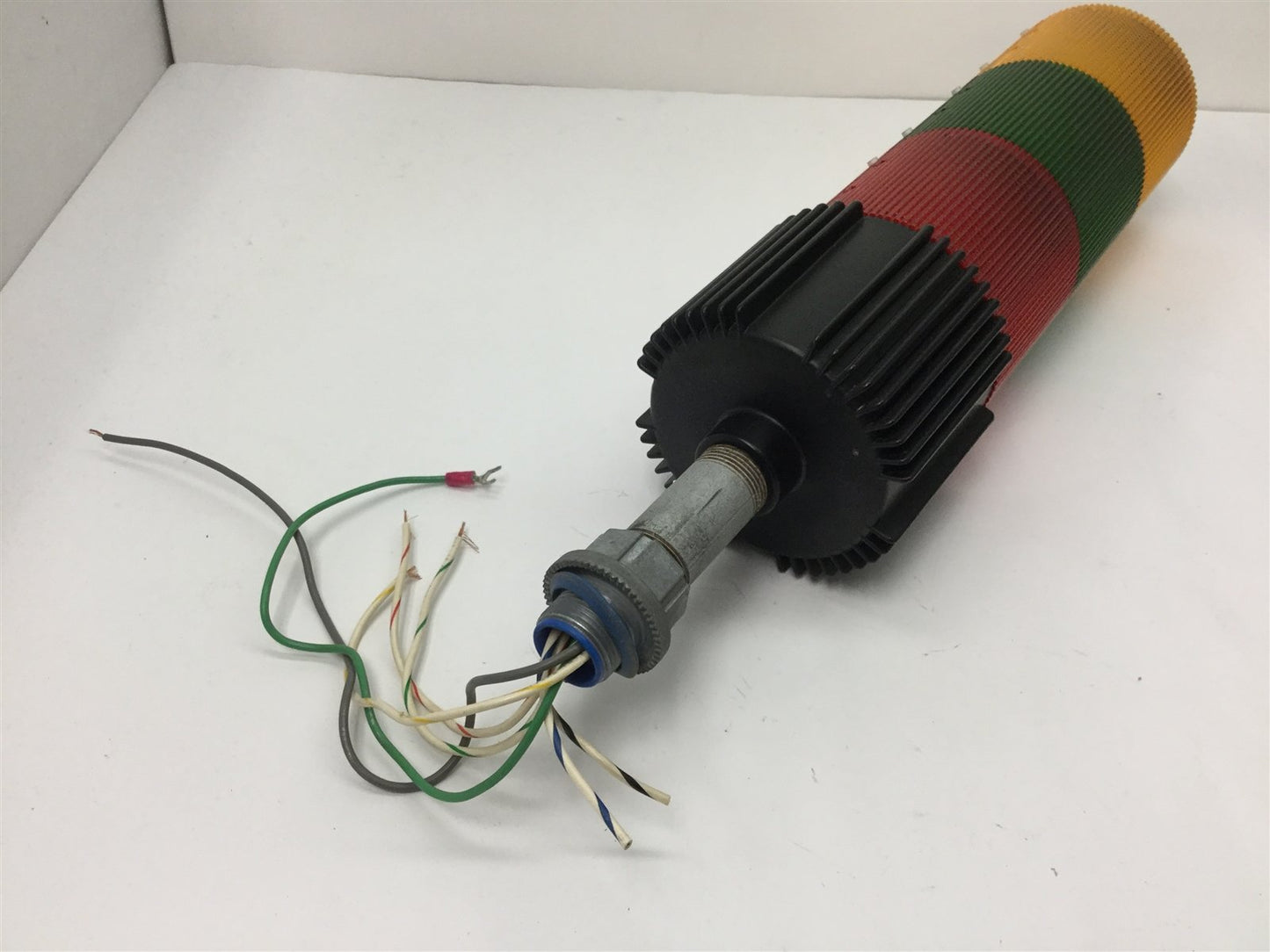 Used Federal Signal LSB Litestak Stack Light, Color: Red Green Amber, 24V Bulbs