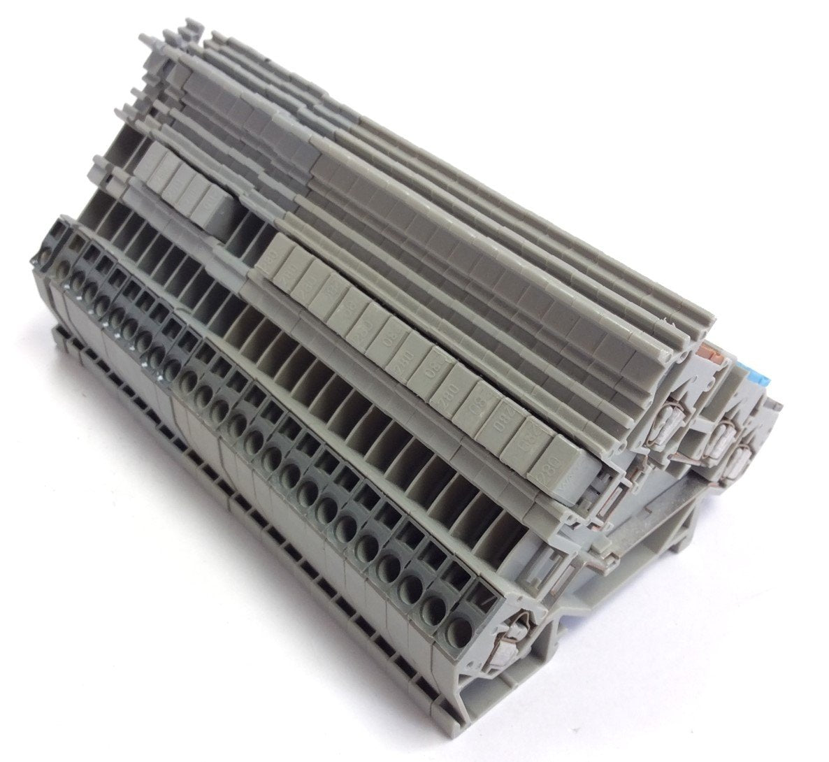 Used Lot of 25 Wago 280-560 Sensor Terminal Block 3-Conductor 400V 20A 28-12 AWG DIN