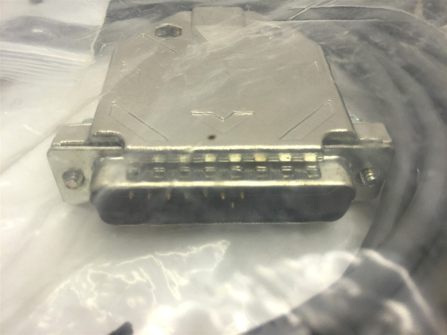 New GE Fanuc HMI-CAB-C53/F PLC Cable to QuickPanel Display DB25 to DB25 Male