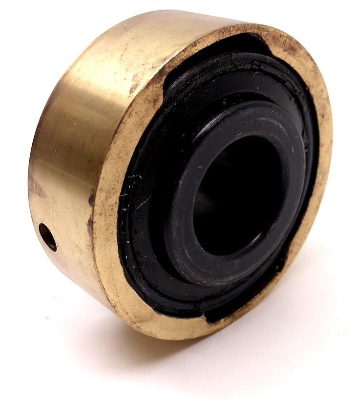 Used Seal Master 3-1 AG Ball Bearing, 1" Bore, 2 3/4" Diameter, w/ Set Screw Collar