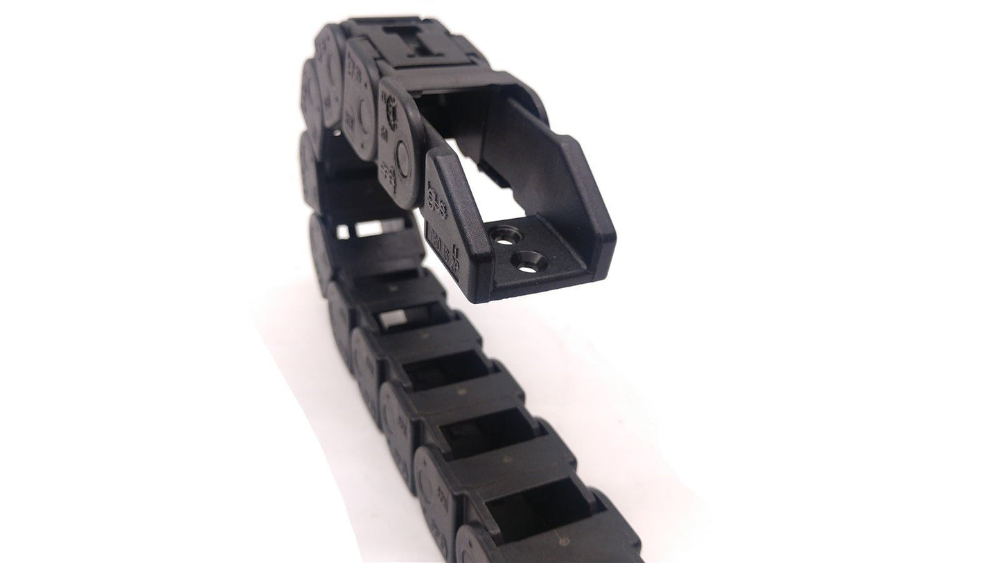 Used Igus R28 Energy Chain, 20 Links Long, 1" Wide, 5/8" In-Width, 19" Length