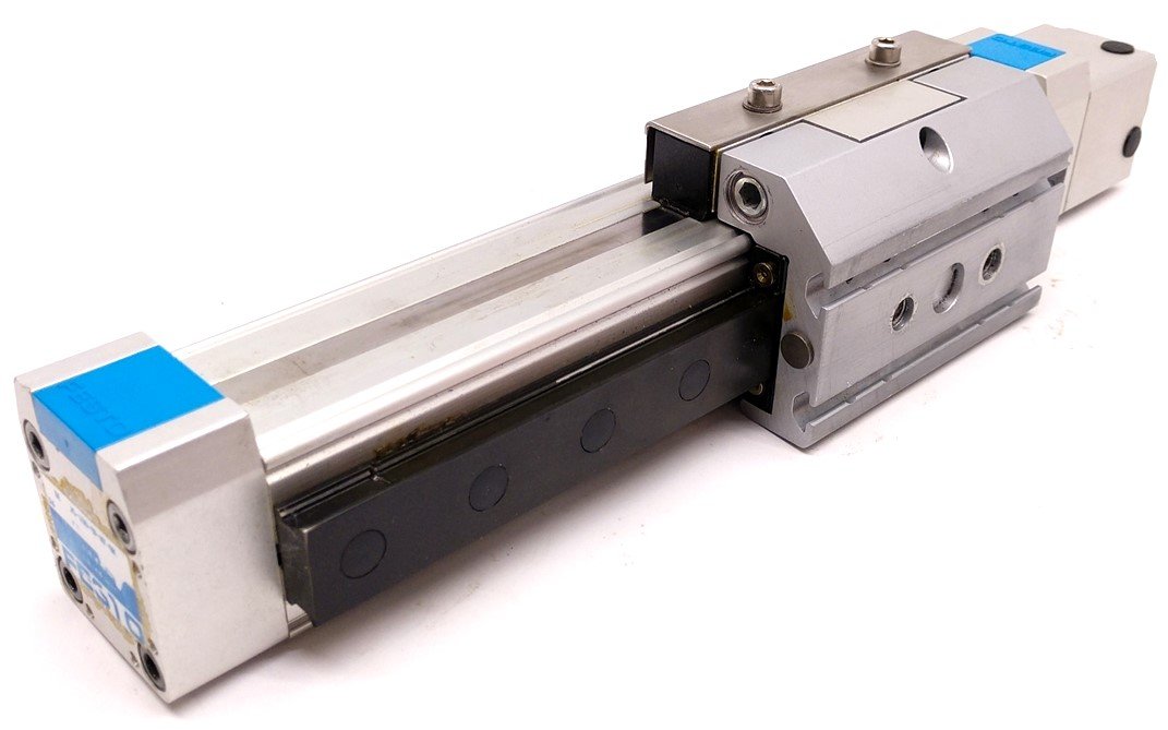 Used Festo DE 25-100-SP-KF-GK Ballscrew Positioner, 100mm Stroke, Shaft: 6mm